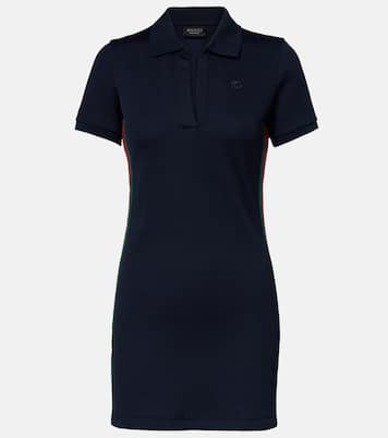 Polokleid Web Stripe aus Rippstrick | Gucci