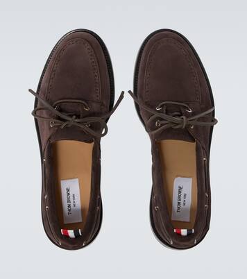 Suede boat shoes | Thom Browne