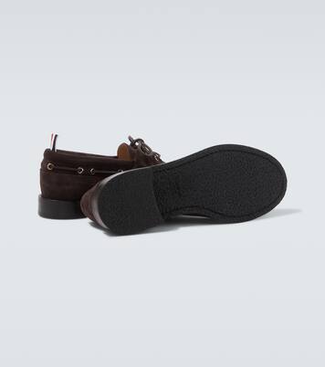 Suede boat shoes | Thom Browne
