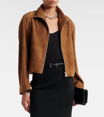 Etienne suede jacket | Nour Hammour