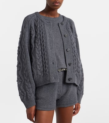 Winroe cable-knit cashmere cardigan | Lisa Yang