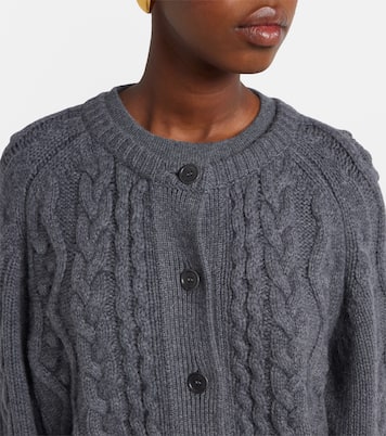 Winroe cable-knit cashmere cardigan | Lisa Yang