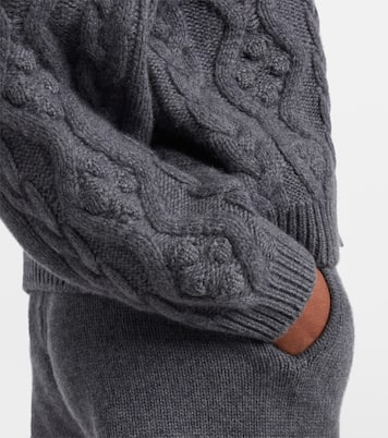 Winroe cable-knit cashmere cardigan | Lisa Yang