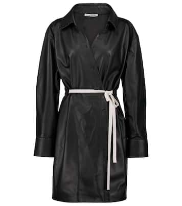 Robe portefeuille en cuir | Acne Studios