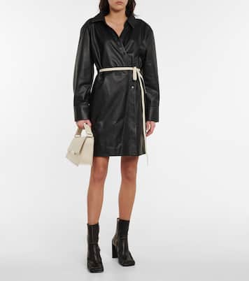 Robe portefeuille en cuir | Acne Studios