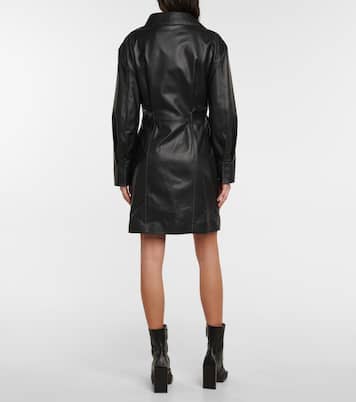 Robe portefeuille en cuir | Acne Studios