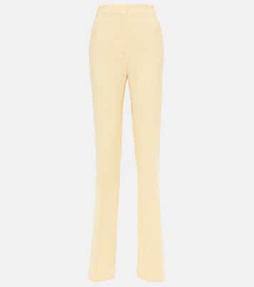 High-Rise-Hose aus Crêpe | The Attico