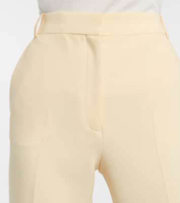 High-Rise-Hose aus Crêpe | The Attico