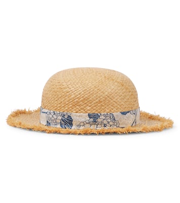 Raffia hat with bow | Tartine et Chocolat