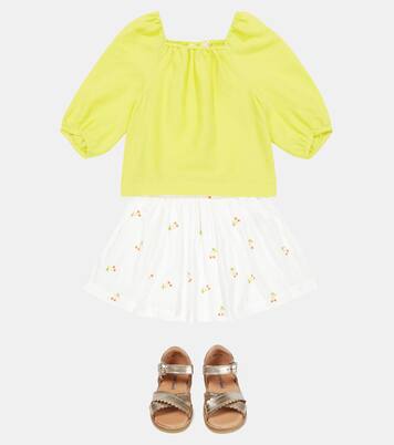 Suzon printed cotton skirt | Bonpoint