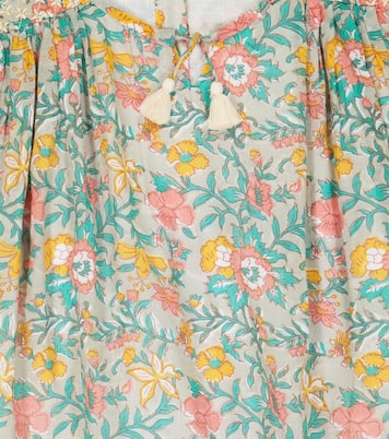 Robe Eugenie en coton à fleurs | Louise Misha