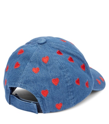 Embroidered denim baseball cap | Monnalisa