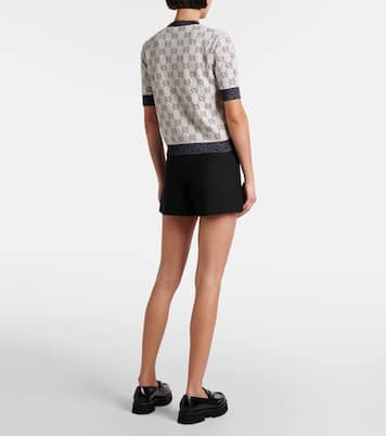 Cotton-blend lamé top | Gucci