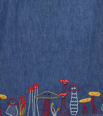 Embroidered denim dress | Stella McCartney Kids