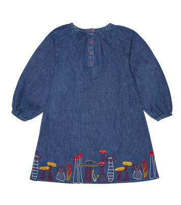 Embroidered denim dress | Stella McCartney Kids