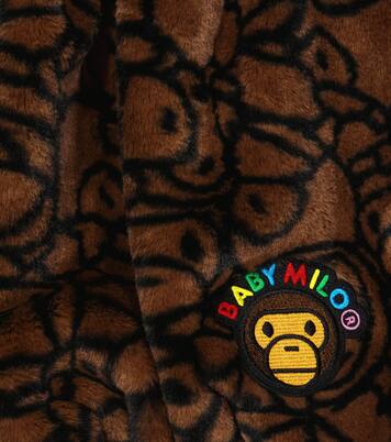 All Baby Milo® printed faux shearling skirt | BAPE Kids