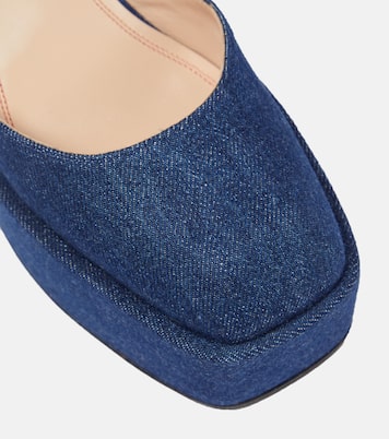 Bulla Sofia denim platform pumps | Nodaleto