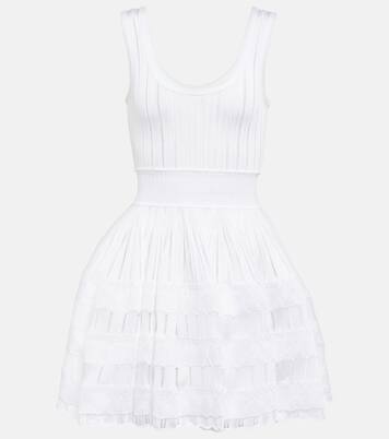 Minikleid Crinoline aus Rippstrick | Alaïa