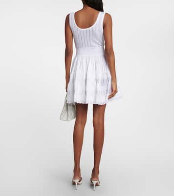 Minikleid Crinoline aus Rippstrick | Alaïa