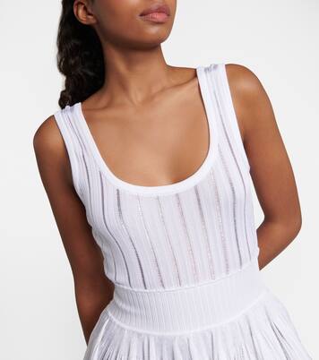 Minikleid Crinoline aus Rippstrick | Alaïa