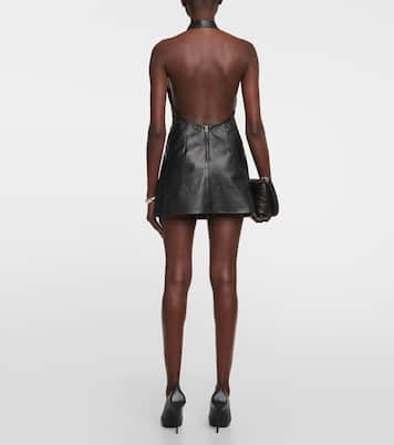 Minikleid Atkins aus Leder | Petar Petrov