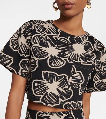 Apotema floral crop top | Max Mara