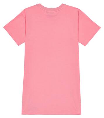 Logo cotton-blend T-shirt dress | Moschino Kids