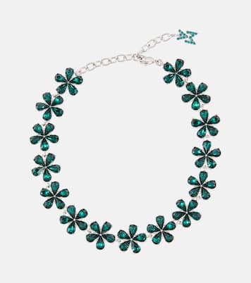 Fußkettchen mit Kristallen | Amina Muaddi