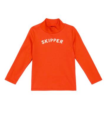 Skipper cotton-blend long-sleeve T-shirt | Mini Rodini