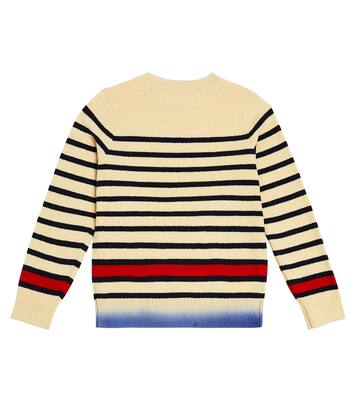 Striped cotton and wool sweater  | Scotch & Soda Kids