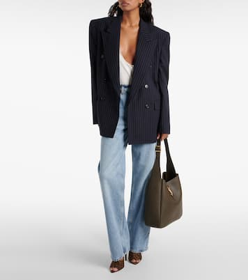 Schultertasche Le 5 à 7 Large aus Leder | Saint Laurent