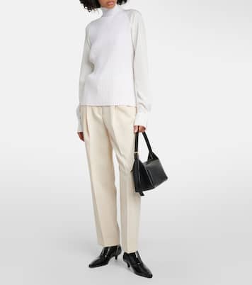 Top aus einem Wollgemisch | Toteme