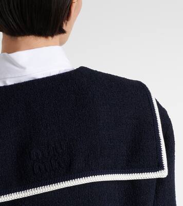 Cropped-Jacke aus Tweed | Miu Miu