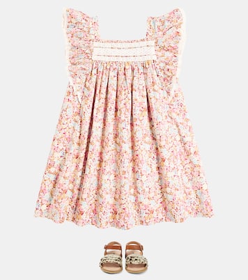 Martine ruffled floral cotton dress | Louise Misha