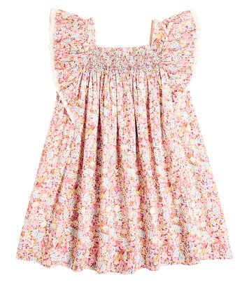 Martine ruffled floral cotton dress | Louise Misha