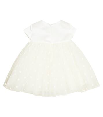 Baby - Abito a pois con applicazione | Monnalisa