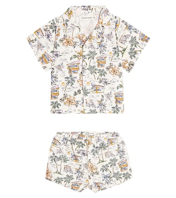 Baby Belmont cotton shirt and shorts set | The New Society