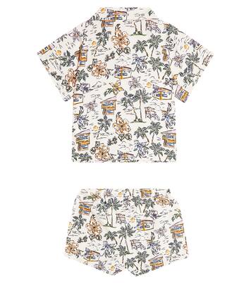 Baby Belmont cotton shirt and shorts set | The New Society