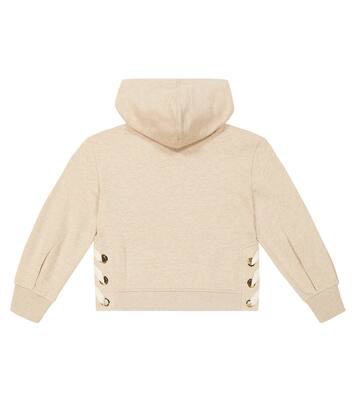Cotton jersey hoodie | Chloé Kids