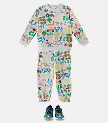 Printed cotton tracksuit | Stella McCartney Kids