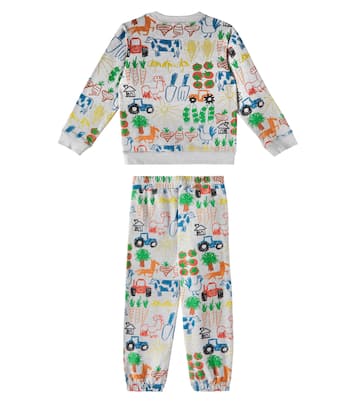 Printed cotton tracksuit | Stella McCartney Kids
