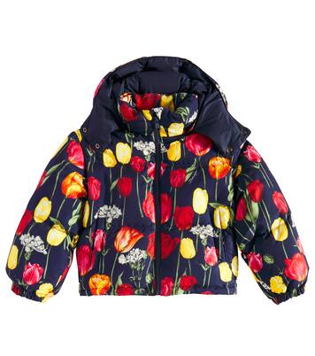 Veste doudoune à fleurs | Dolce&Gabbana Kids