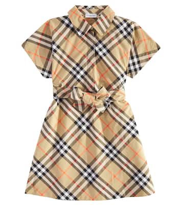 Robe Burberry Check en coton | Burberry Kids