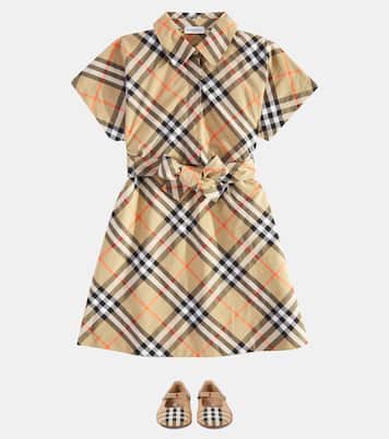Robe Burberry Check en coton | Burberry Kids