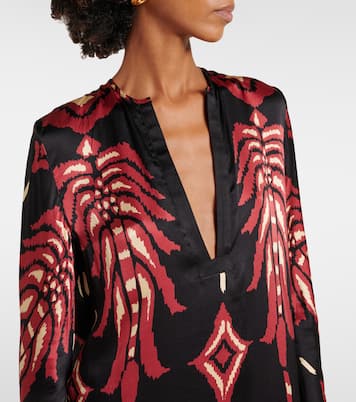 Tunique imprimée en soie | Johanna Ortiz