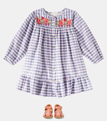 Bébé – Robe Massilia en coton à carreaux | Louise Misha