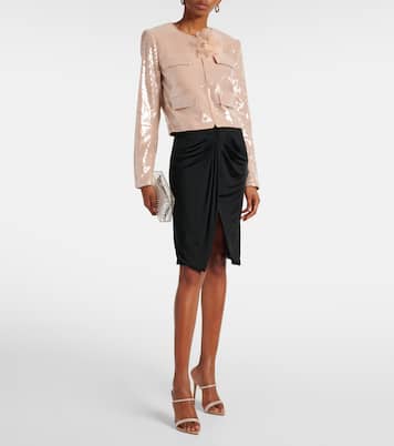 Jacke mit Pailletten | Self-Portrait