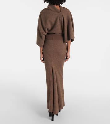 Maxirock Coda aus Wolle | Rick Owens