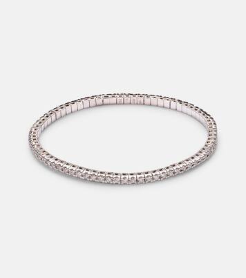 18kt white gold tennis bracelet with diamonds | Shay Jewelry