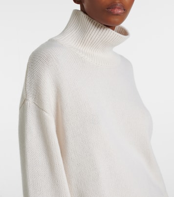 Jersey de cuello alto Fleur de cachemir | Lisa Yang